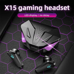 X15 Bluetooth 5.2 Ultra-long Bluetooth Headset with Charging Compartmens